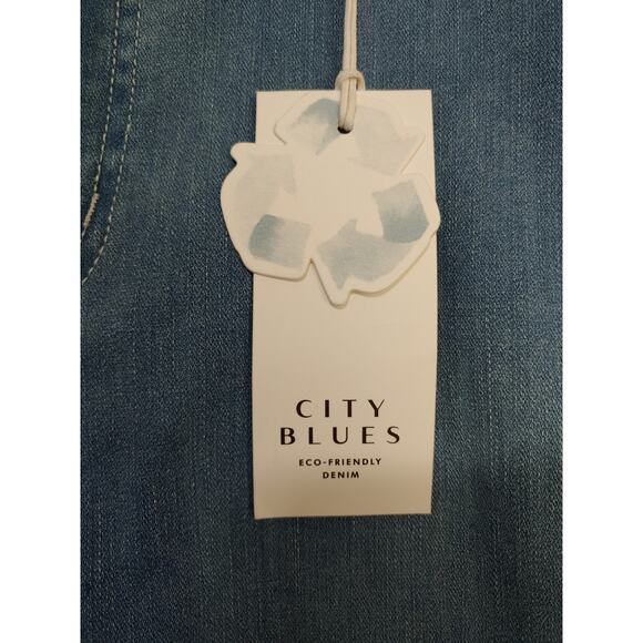 NWT Womens City Blues Wide Leg Cropped Pant sz 12 - Picture 2 of 5